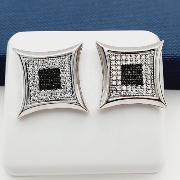 925 Sterling Silver Plated CZ Earrings EVBRS681